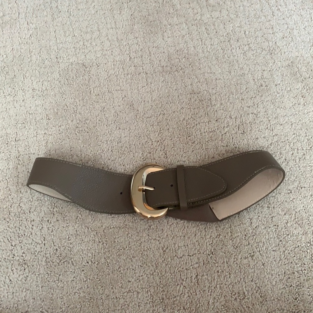 Belt with Gold Buckle